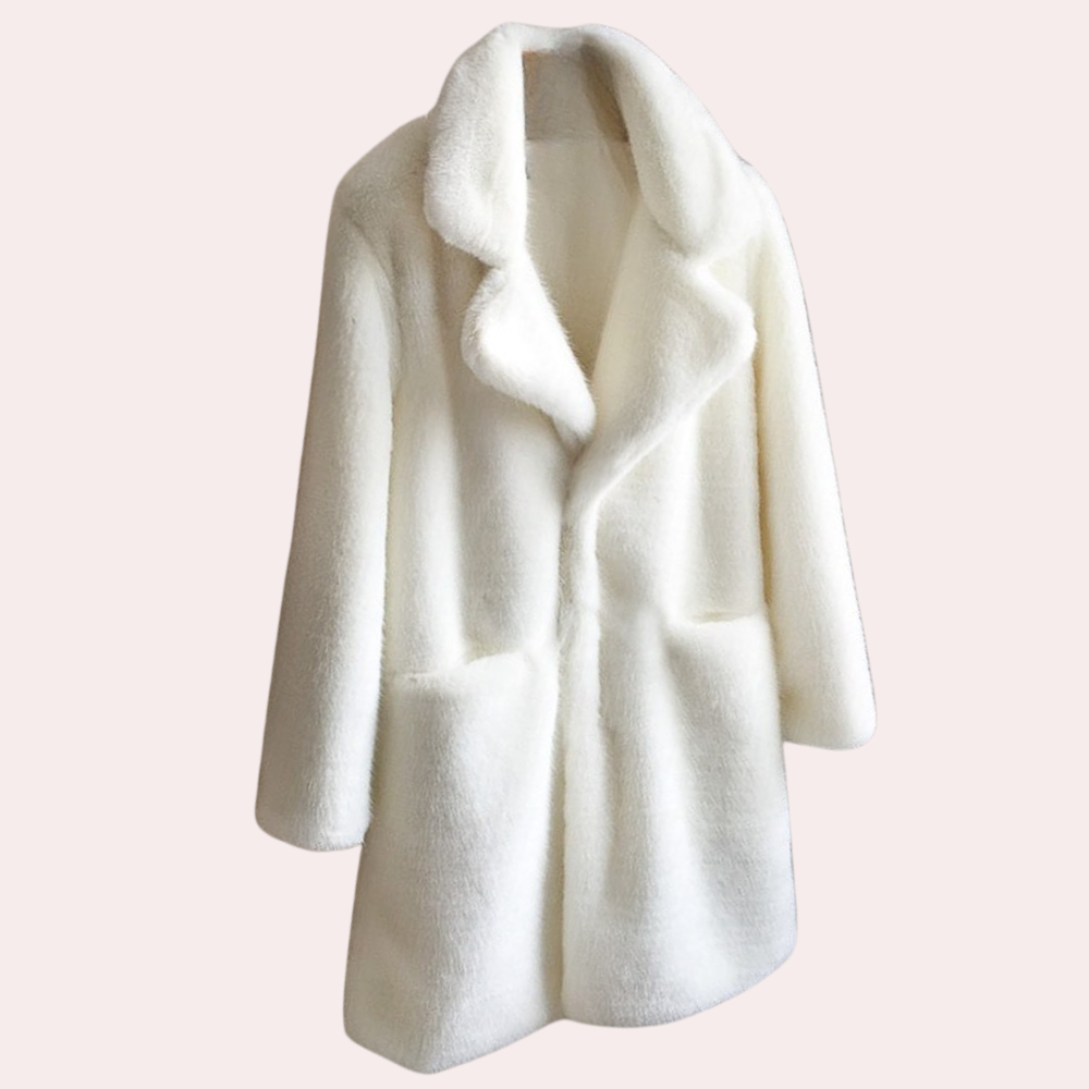 Eleganter Wollmantel für Damen im klassischen Schnitt – ideal für den Frühling