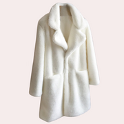 Eleganter Wollmantel für Damen im klassischen Schnitt – ideal für den Frühling