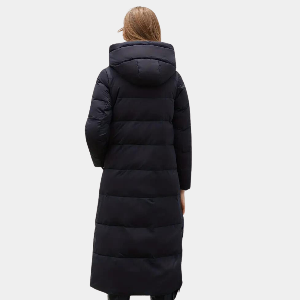 Zofia - Eleganter Damenmantel mit verstellbarer Kapuze und luxuriöser Polsterung für höchsten Komfort