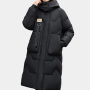 Zofia - Eleganter Damenmantel mit verstellbarer Kapuze und luxuriöser Polsterung für höchsten Komfort