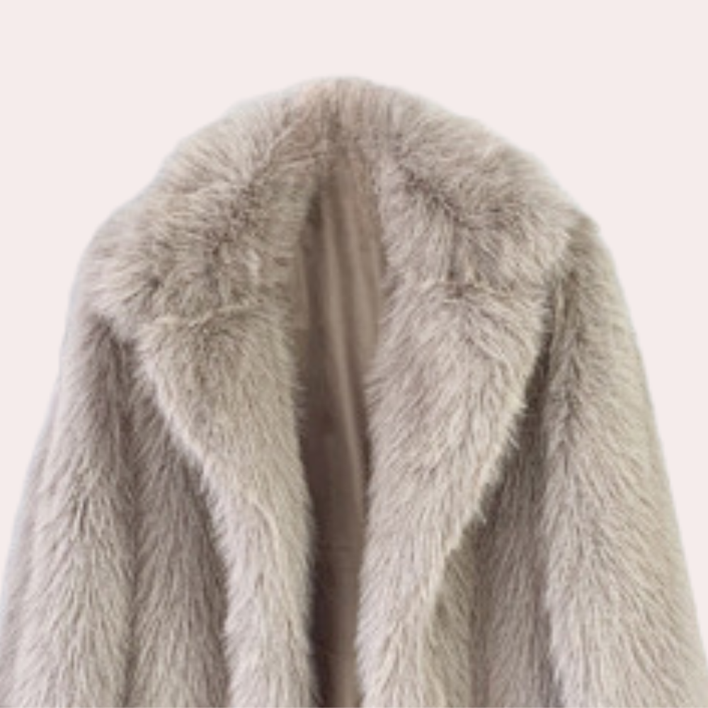 Liliana - Eleganter, luxuriöser Plüsch-Wintermantel für Damen
