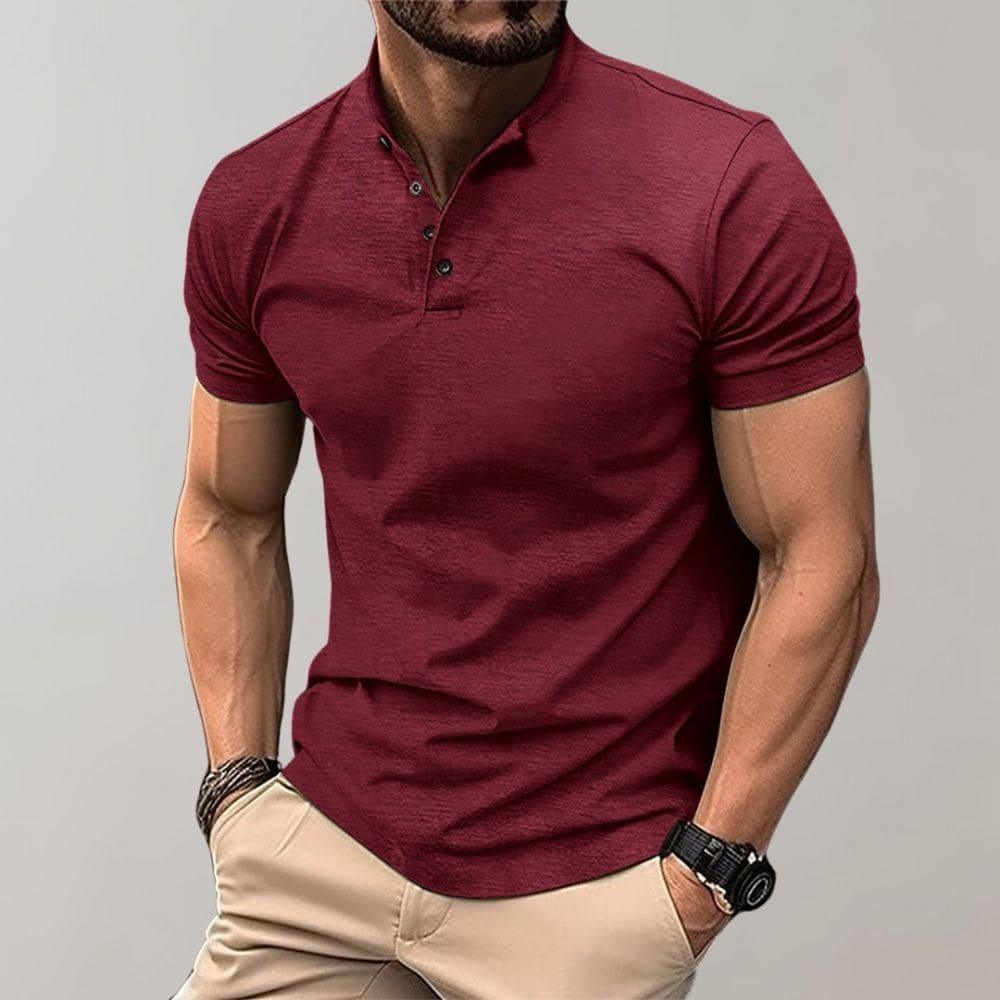 Men's Trendy Short Sleeve Polo Shirt - Made with Ultra Breathable Fabric
