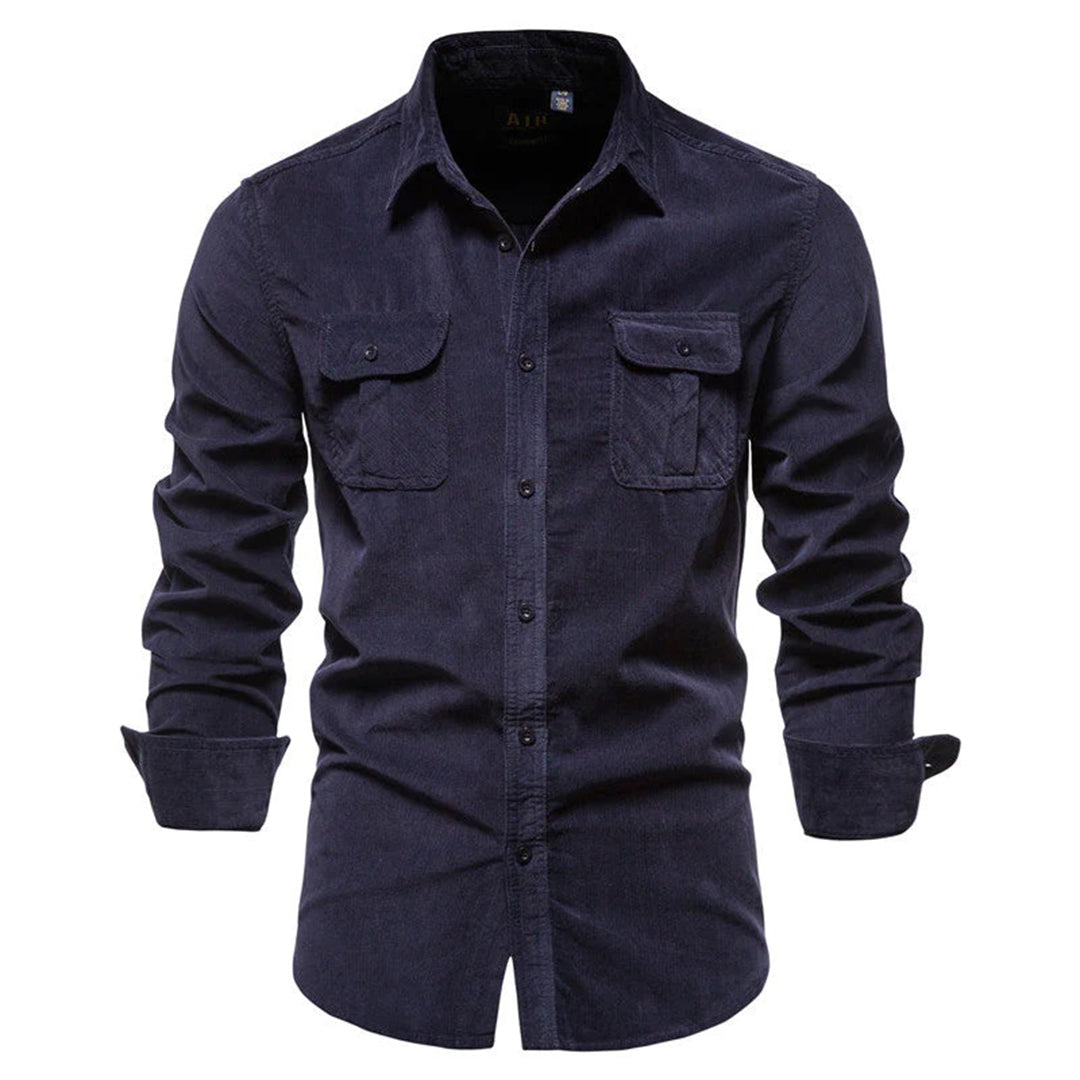 Conor Men's Corduroy Shirt - A Touch of Modern Elegance