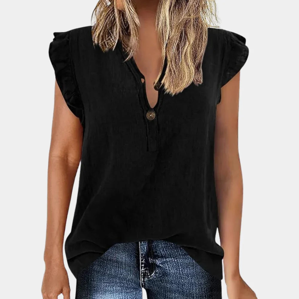 Noa - Stilvolle und bequeme Sommerbluse für einen eleganten Look