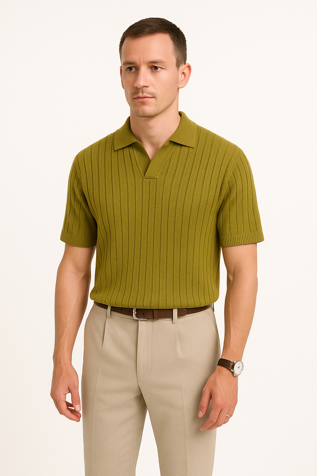 Herren Baumwoll-Polo-Shirt - Kurzarm, Standard Passform - Ideal für einen lässigen Look
