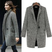 Natalia™ - Lange Wolljacke