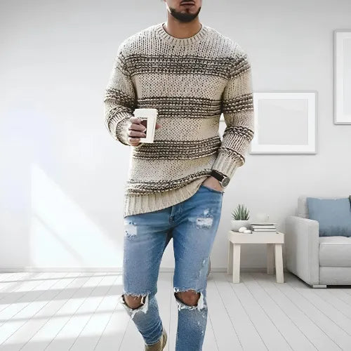 Fabrice™ Stylish Knit Sweater