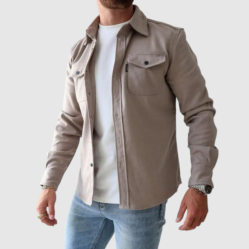 Stylowa męska koszulka z kołnierzykiem - Trendy streetwear