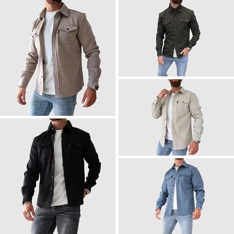 Herrenhemd mit Kragen – Modisches Streetwear-Design