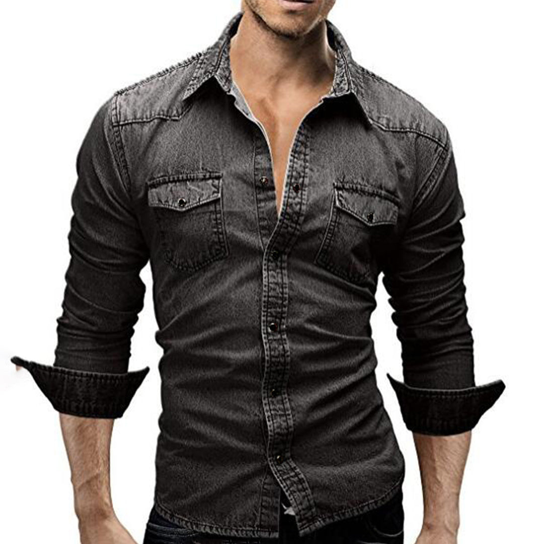 Chic Long Sleeve Shirt LARRY - Effortlessly Casual & Sophisticated