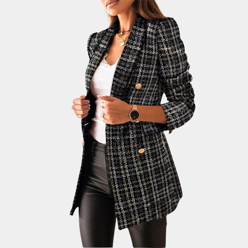 Elegante Oversize-Wolljacke für Damen im Herbst – Ideal für Business-Outfits