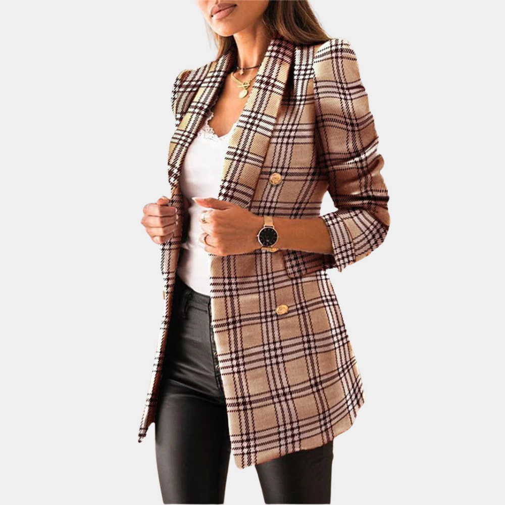 Elegante Oversize-Wolljacke für Damen im Herbst – Ideal für Business-Outfits