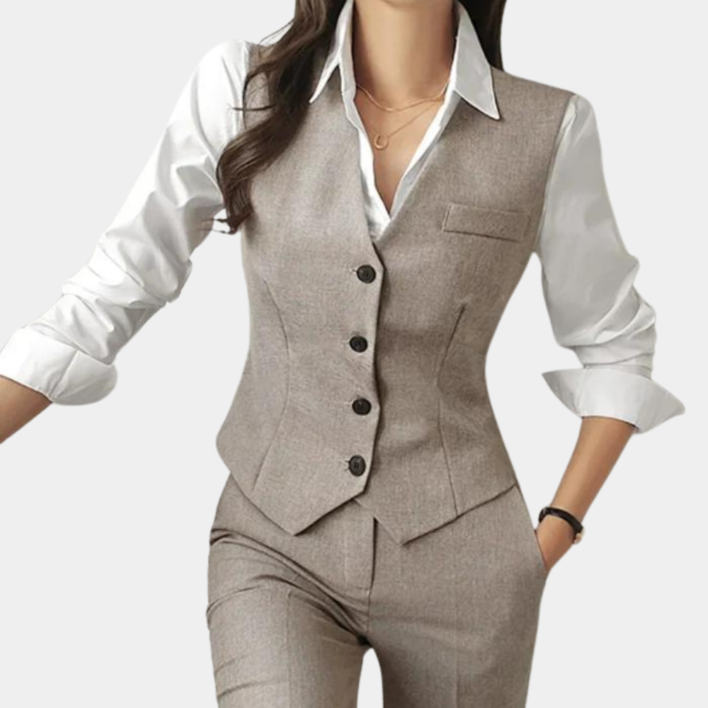 Nova - Eleganter 3-teiliger Damenanzug für einen chicen Auftritt