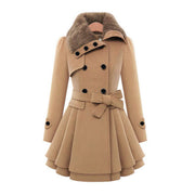 Natalia - Eleganter und bequemer langer Wintermantel für Damen