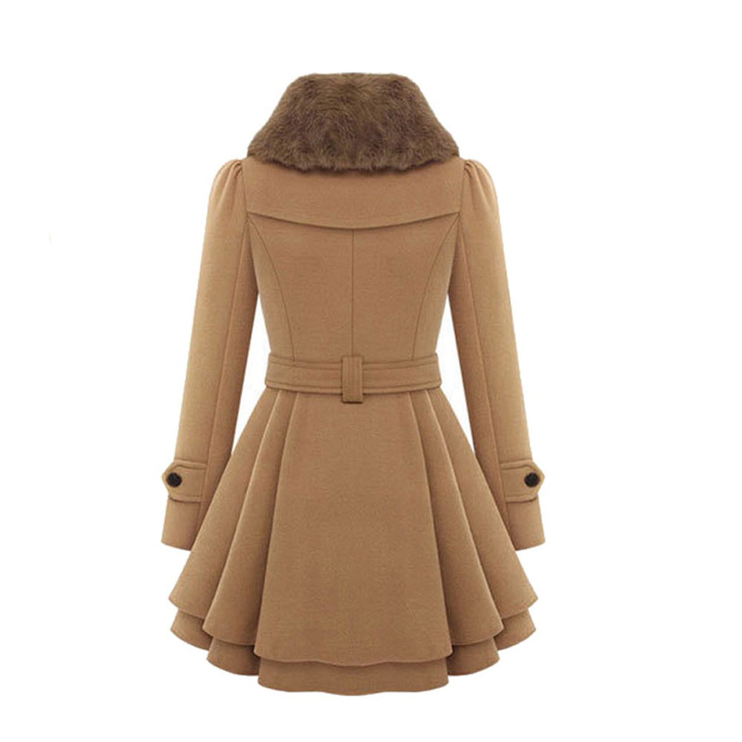 Natalia - Eleganter und bequemer langer Wintermantel für Damen
