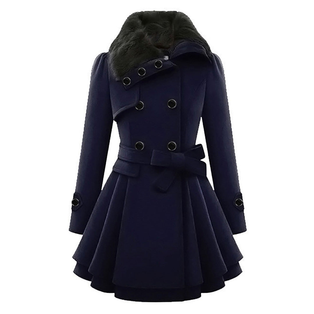 Natalia - Eleganter und bequemer langer Wintermantel für Damen
