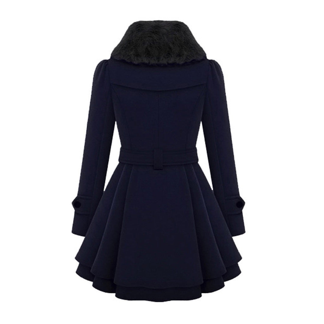 Natalia - Eleganter und bequemer langer Wintermantel für Damen