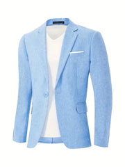 Elegante, lässige Herrenjacke aus leichter Baumwolle für den Herbst