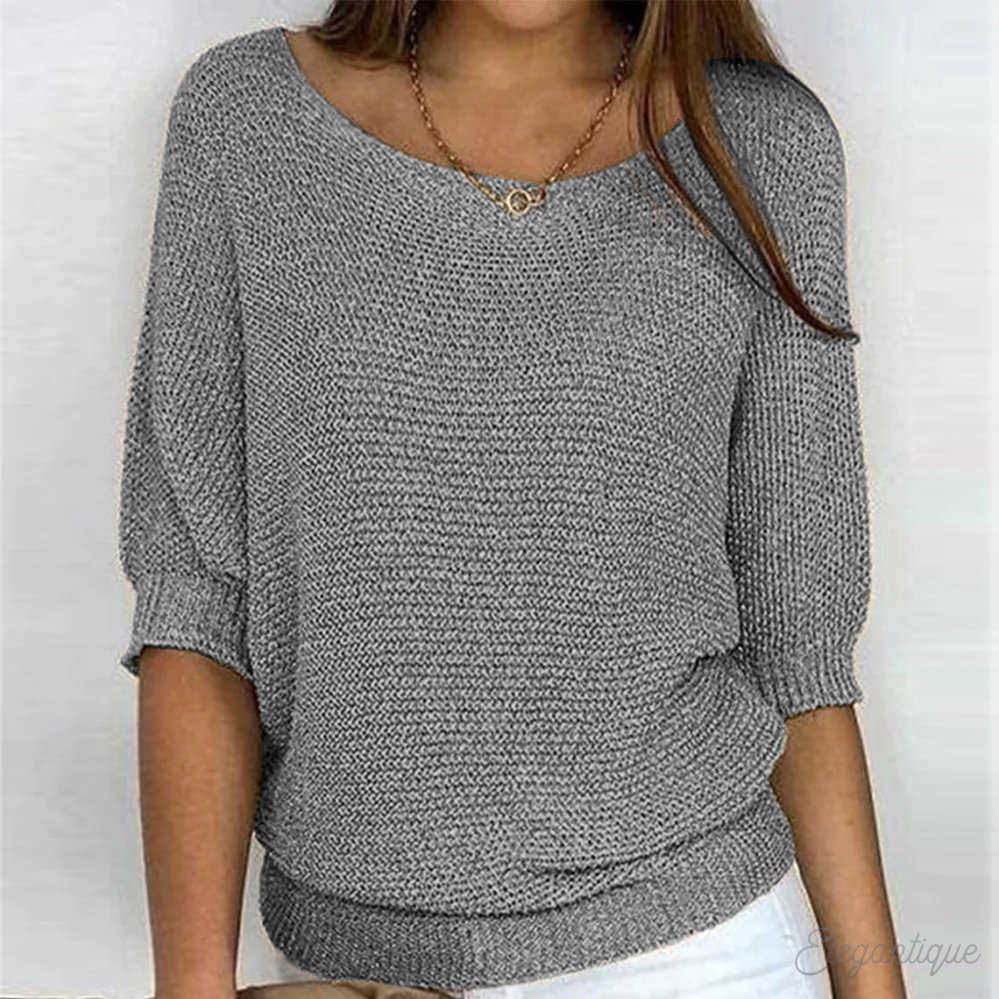 Stylischer Vintage-Look Oversize-Pullover für Damen – äußerst bequem