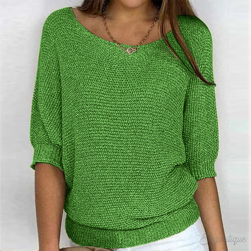 Stylischer Vintage-Look Oversize-Pullover für Damen – äußerst bequem