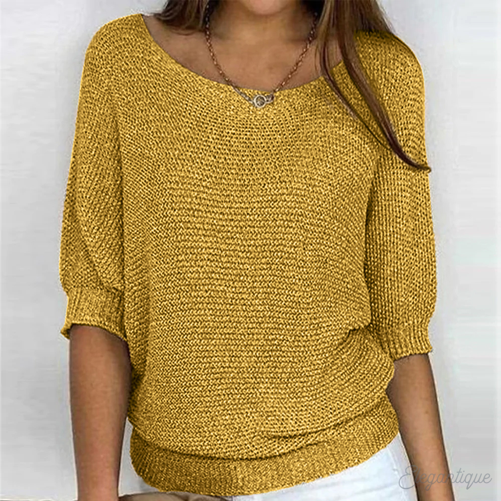 Stylischer Vintage-Look Oversize-Pullover für Damen – äußerst bequem