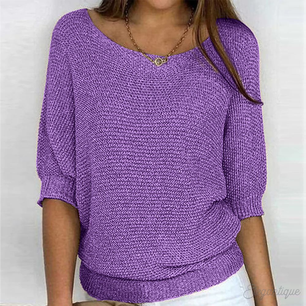 Stylischer Vintage-Look Oversize-Pullover für Damen – äußerst bequem