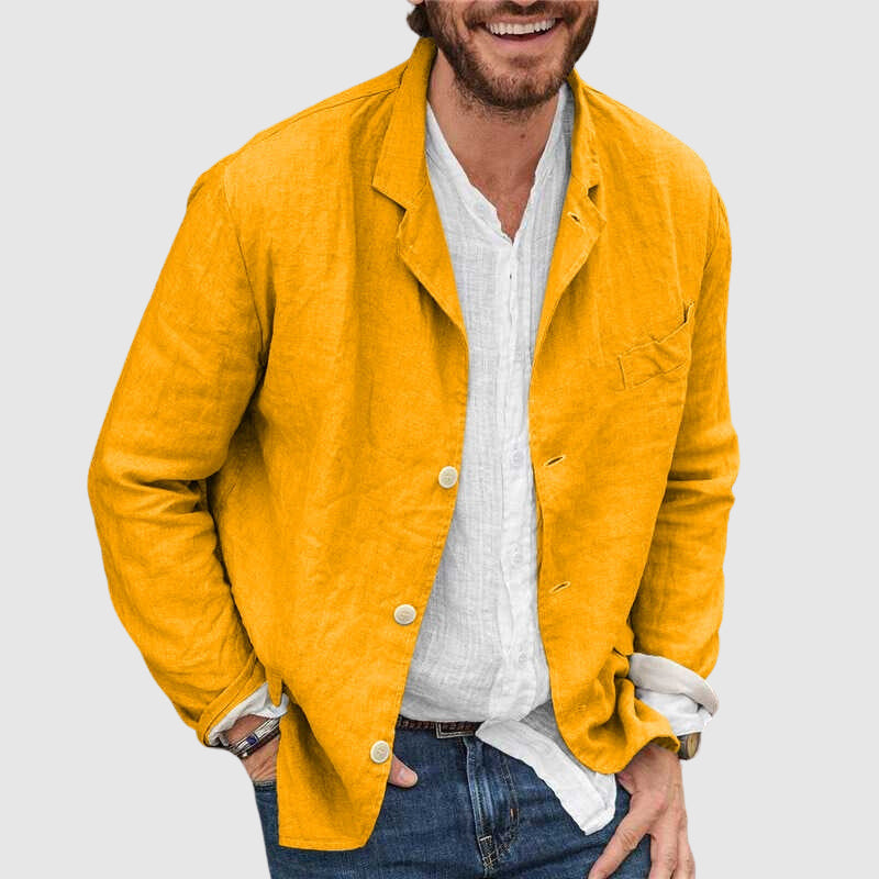 Herren Freizeitjacke aus Baumwolle im lässigen Stil