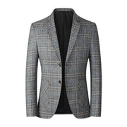 Herren Karomuster Wolljacke – Stilvolle Herbstmode