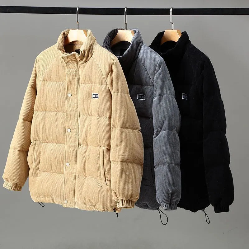 René - Cordjacke mit Wollmischung