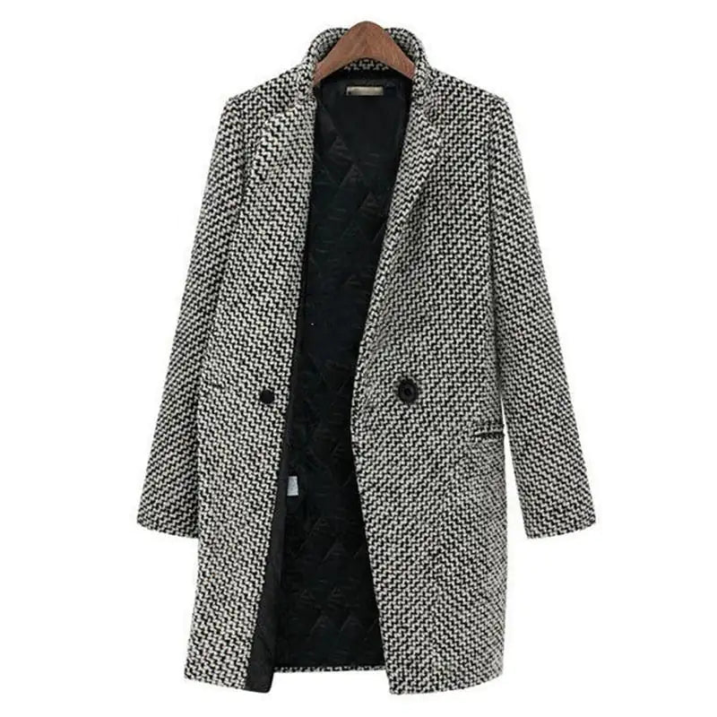 Natalia™ - Lange Wolljacke