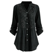 Luciana - Elegante Spitzenbluse mit feiner Stickerei für Damen