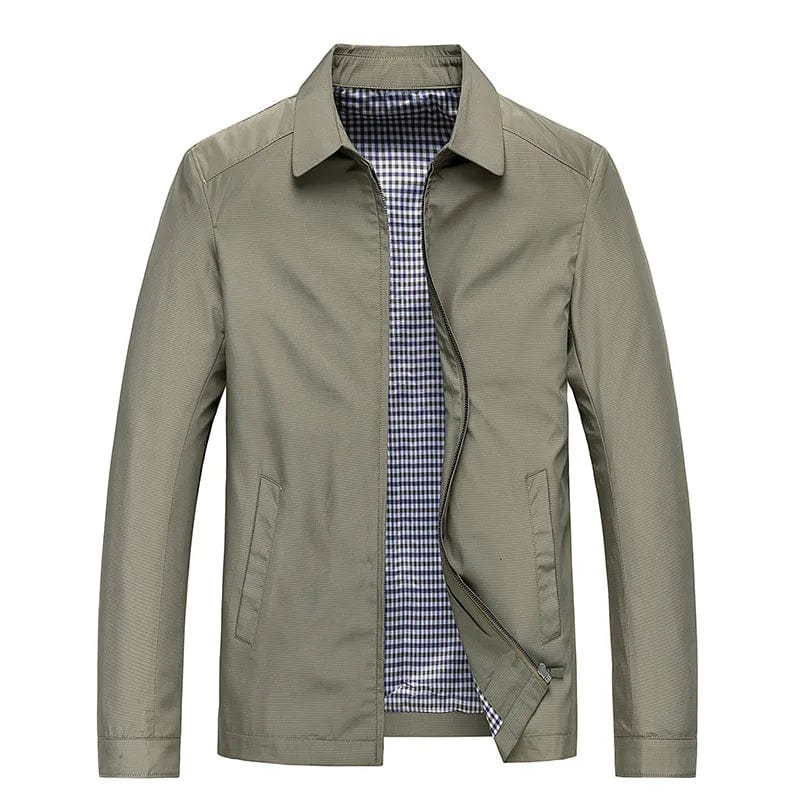 Leichte Businessjacke mit Kragen – Elegante Übergangsjacke für Alltag & Büro