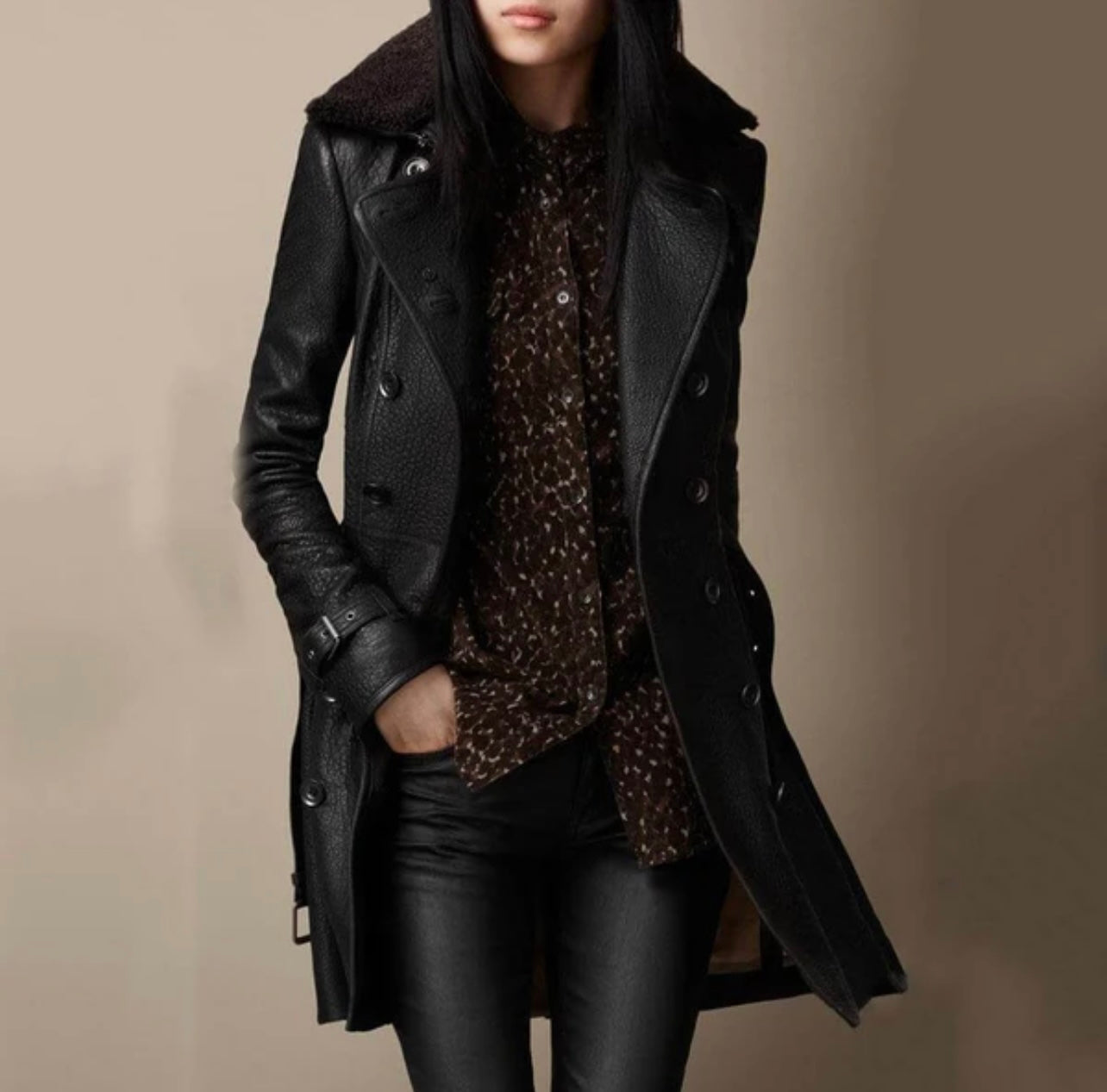 Valerie - Warme Lederjacke