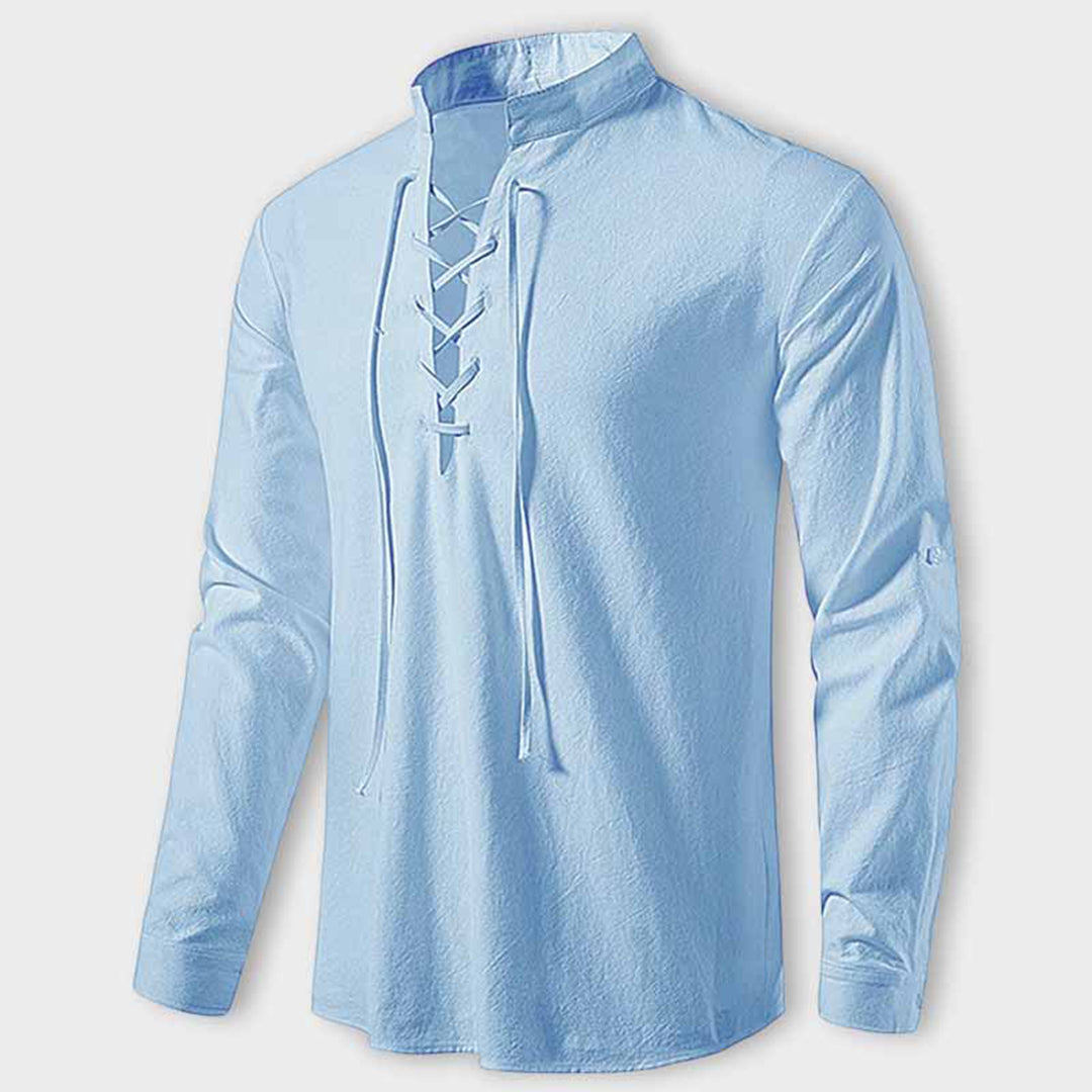 Koszula LASZLO V-neck - Klasyczna Elegancja na Każdą Okazję