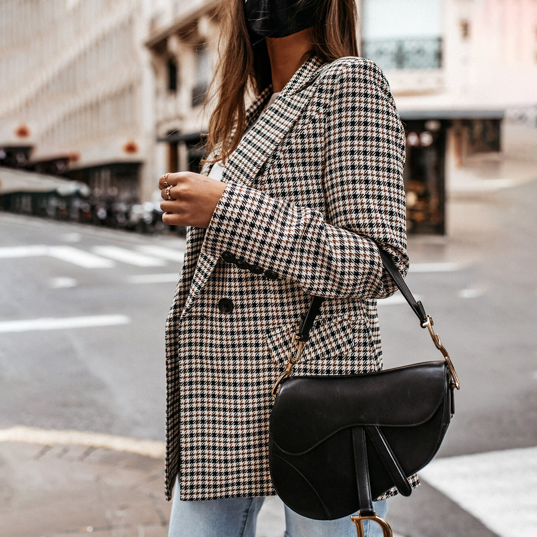 Elegante Damen-Wolljacke – Modischer Casual Blazer für den Frühling