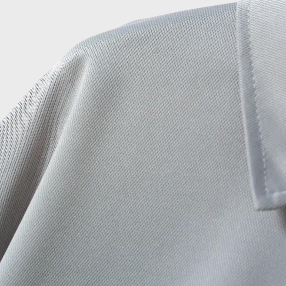Men's Fashionable Long-Sleeve Polo Shirt by Mats