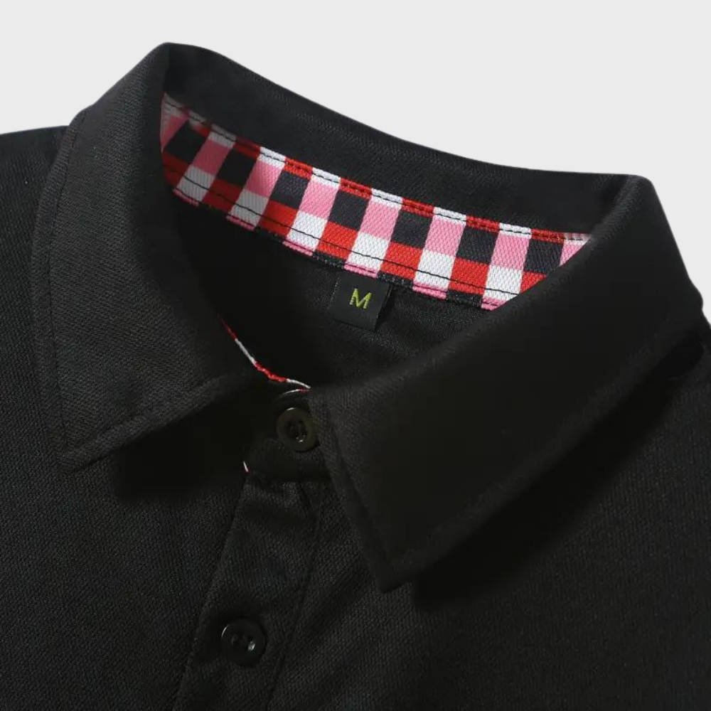 Elegancka męska koszulka z długim rękawem od marki Mats