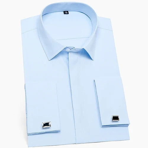 Męska kamizelka - Klasyczny styl z francuskimi guzikami - Elegancka odzież biznesowa