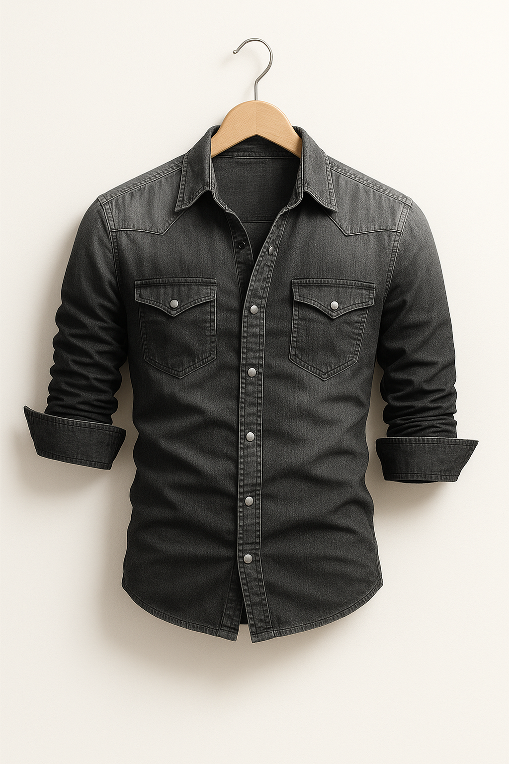 Męska koszula jeansowa – casualowy denim idealny do pracy i na co dzień