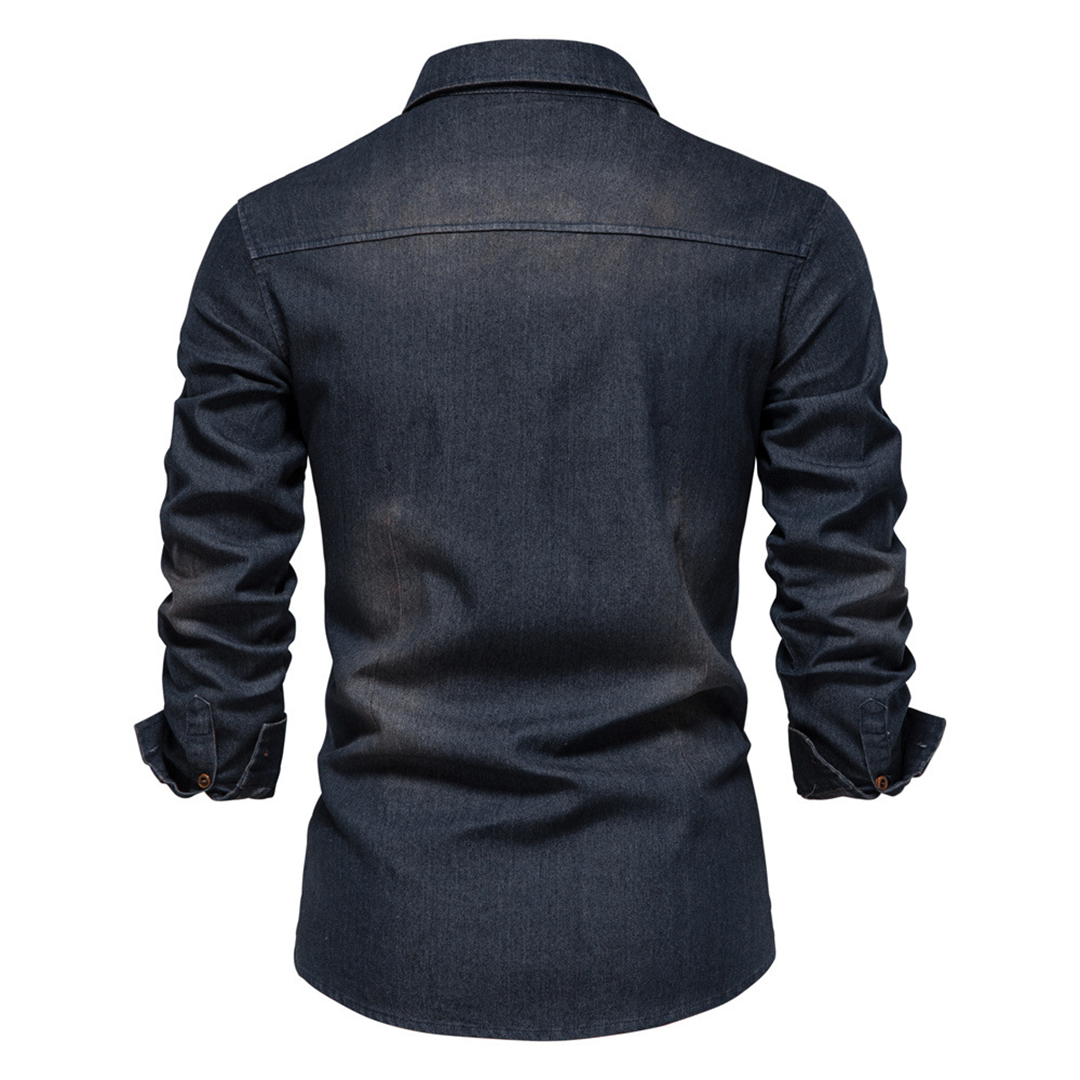 Stilvolles langärmliges Hemd GUILLEM für einen eleganten, entspannten Look