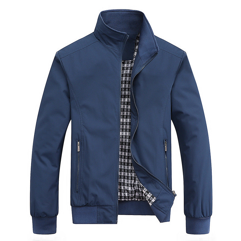 Leichte Übergangsjacke mit Stehkragen – Stilvolle Freizeitjacke für Alltag & Outdoor