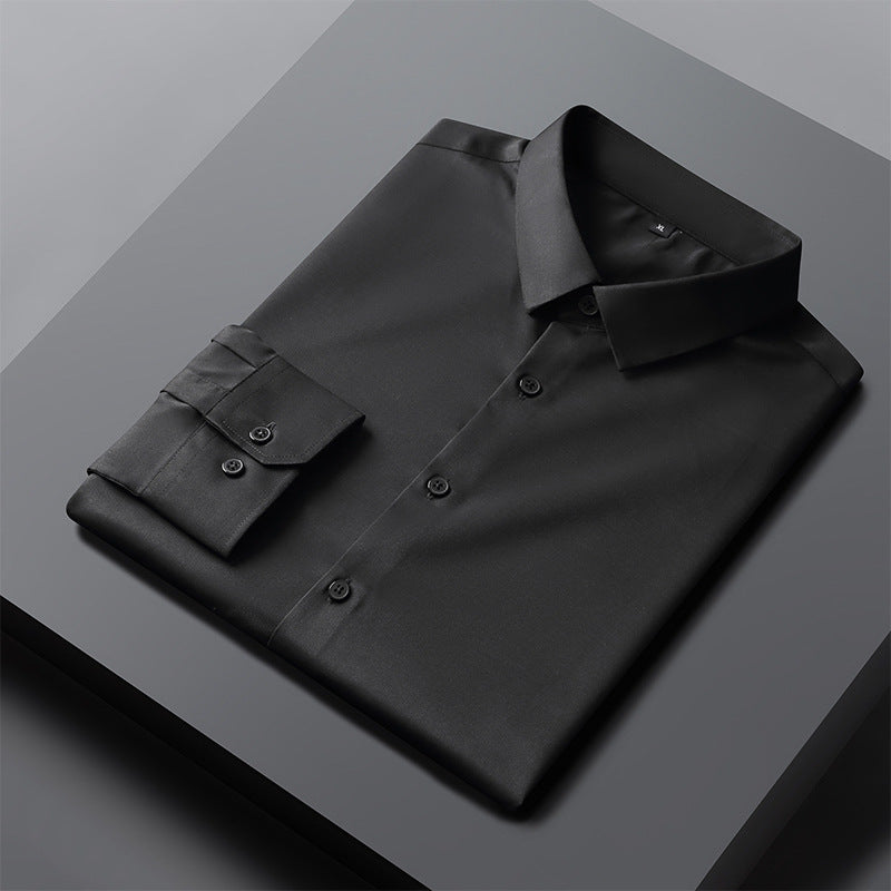 Herren Slim Fit Hemd mit Knöpfen - Dehnbare, rutschfeste Baumwollmischung - Eleganter Schnitt für das Büro