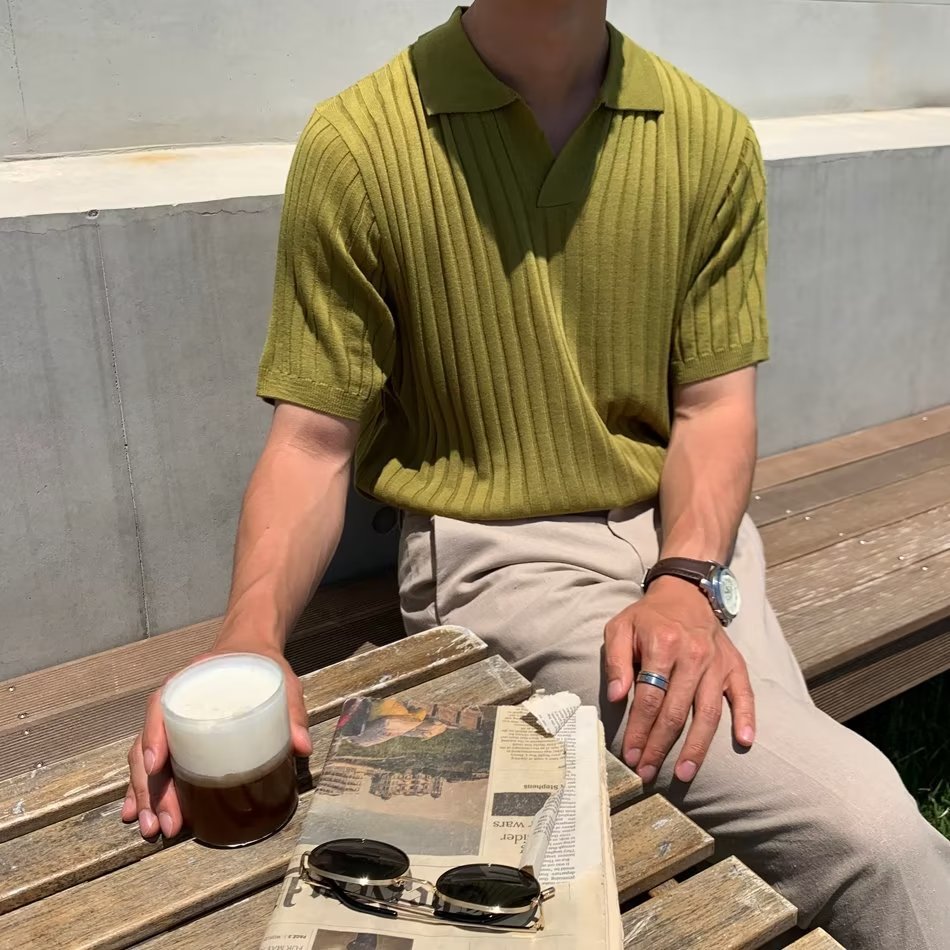Herren Baumwoll-Polo-Shirt - Kurzarm, Standard Passform - Ideal für einen lässigen Look
