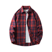 Men's Classic Button-Up Shirt - Long Sleeve - Casual Style