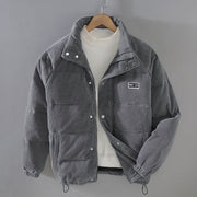 René - Cordjacke mit Wollmischung