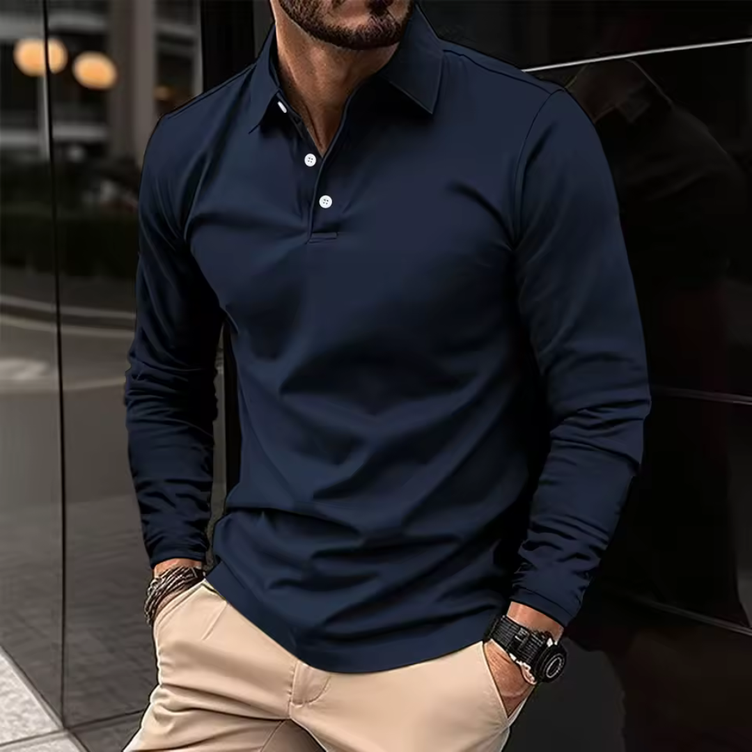 Nils - Elegantes und komfortables Polo für Herren im Smart Casual Look