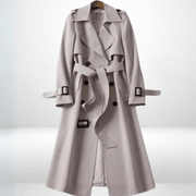 Damen Baumwoll-Trenchcoat – Stilvoller Trenchcoat für Frühling und Herbst