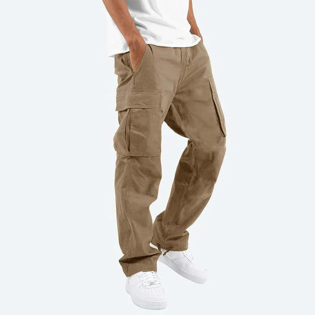 Bequeme und strapazierfähige 3/4-Cargo-Hosen für Herren – Normale Passform