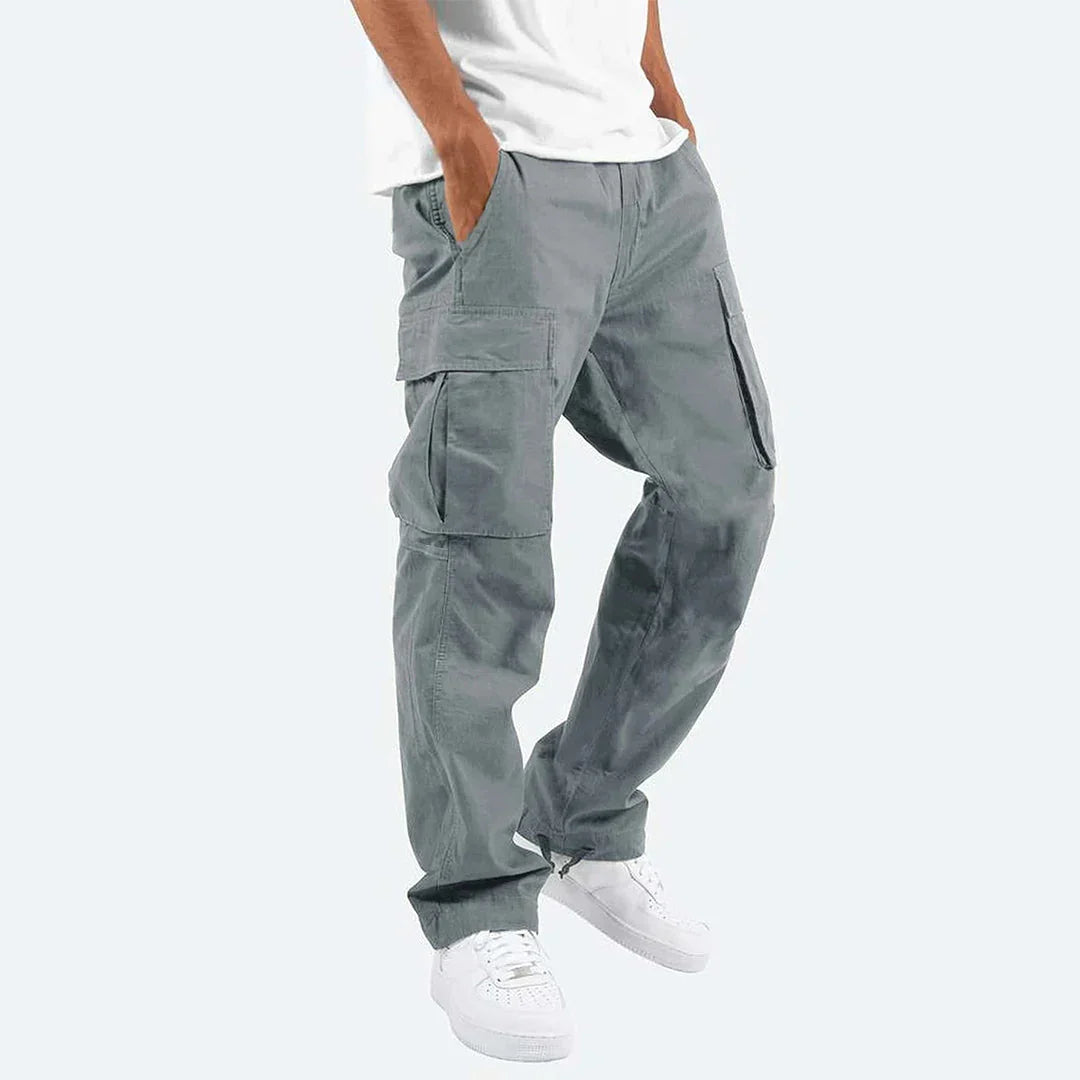 Bequeme und strapazierfähige 3/4-Cargo-Hosen für Herren – Normale Passform
