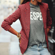 Damen Baumwollblazer – Eleganter Casual Smart Look für Frühling und Sommer